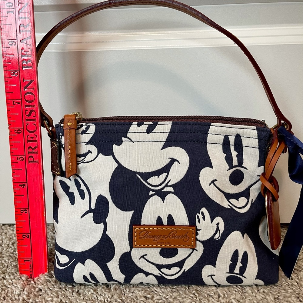 Dooney & Bourke Navy and White Mickey Mouse Mini Bag